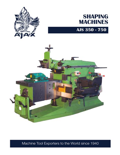 Shaping Machines Ajax Machine Tools