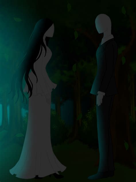 First Encounter Slenderman X Slenderwoman By Duds003 On Deviantart