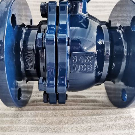 Api Cast Steel Flange Floating Ball Valve With Iso Mounting Pad