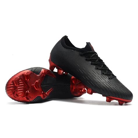 New Nike Mercurial Vapor XII Elite FG Cleats - Jordan x PSG Black Red