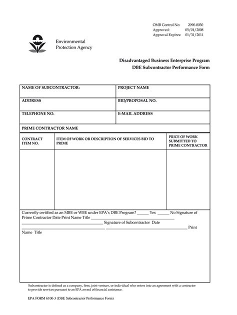 Epa Form Fill Online Printable Fillable Blank Pdffiller