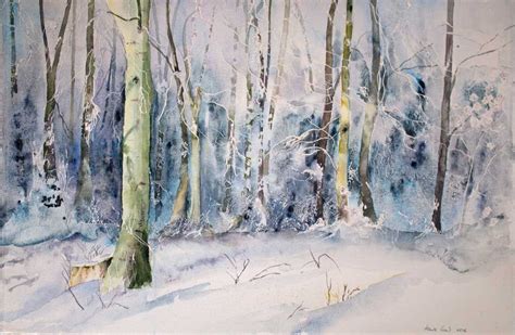 Pin Auf Winter Watercolors Pastells