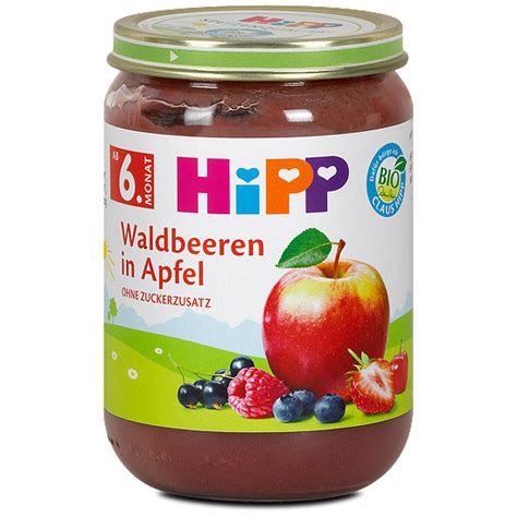 Hipp Fruchtbrei Waldbeeren In Apfel Fruchtbrei Im Dm Online Shop