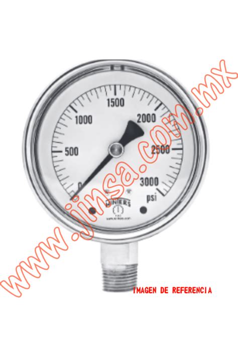 Pbc R Manometro Medidor De Presion Laton Forjado Caratula De