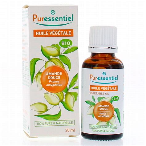 Puressentiel Huile Végétale Amande Douce Flacon 30 Ml Parapharmacie