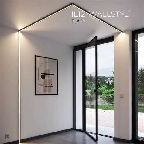 Led Il Black Wallstyl Mm No L Marquet Fiestadesign