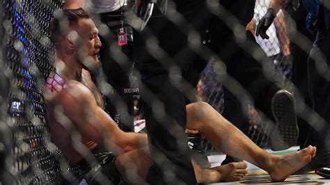 Conor Mcgregor Beaten By Dustin Poirier At Ufc After Gruesome Leg