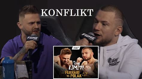 Konflikt Ferrari Polak CAŁY Fame MMA 13 Konferencja YouTube