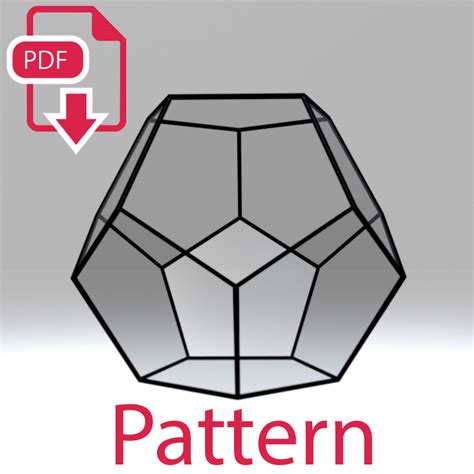 Dodecahedron Template Printable
