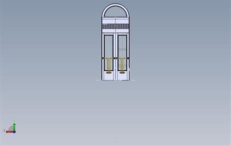 格拉特戏剧剧院之门_SOLIDWORKS 2013_模型图纸免费下载 – 懒石网