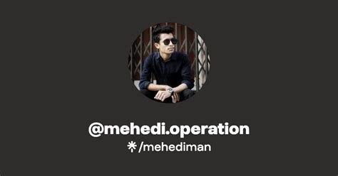 Mehedi Operation Twitter Instagram Facebook Twitch Linktree