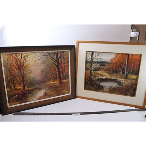 (2) Scenic Landscape Paintings by Robert Wood, Anthony - 28"x22", 24"x28" - Bodnarus Auctioneering