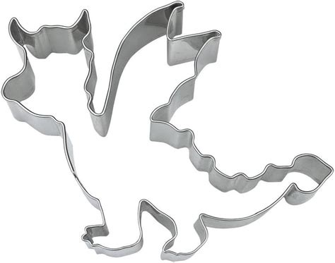 Amazon.com: Staedter Dragon Shape Cookie Cutter, 8 cm, Stainless Steel ...