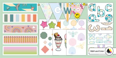 Customizable Bulletin Board Pack L Enseignant A Fait