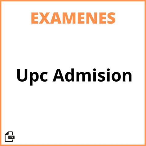 Upc Examen De Admision Resuelto 2025