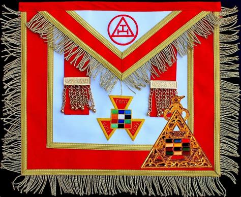 Masonic Royal Arch Past High Priest Apron Php Machine Etsy