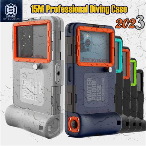 Shellbox 2023 New Upgrade Professional Swimmingdiving Phone Case For 69 Inch Universal