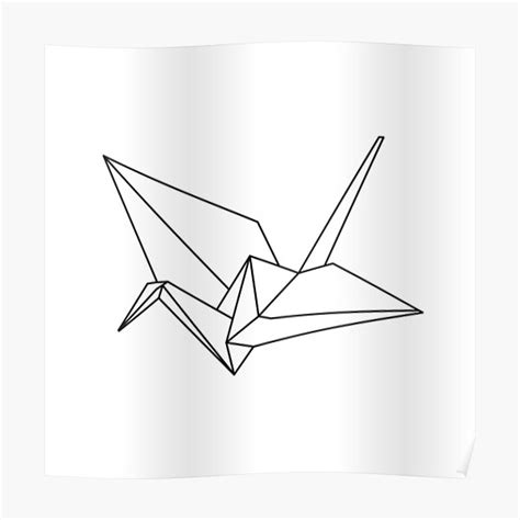 Origami Poster By Bananenbunker Redbubble