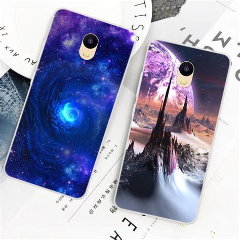 Buy For Meizu M C Phone Case Carton Starry Sky Moon Painted Soft Full