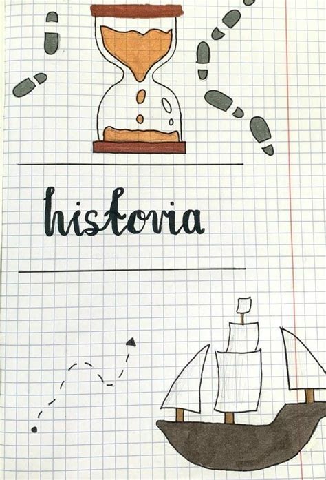 History Cover Page For School Project Assignment Caratula De