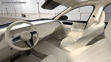 Black Mercedes-Benz E-Class 2023 Simple Interior 3D Model $99 - .3ds ...