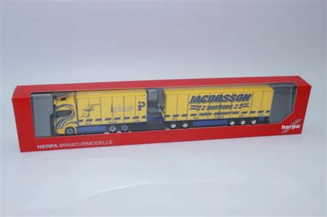 Herpa Scania Cs Hd Schwedencombi Jacobsson H Neu Ovp