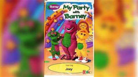 @ourfriendbarney2856 My Party with Barney [1998, VHS] Kideo Starring ...