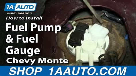 How To Replace Fuel Pump Sending Unit 2000 05 Chevy Monte Carlo 1a Auto