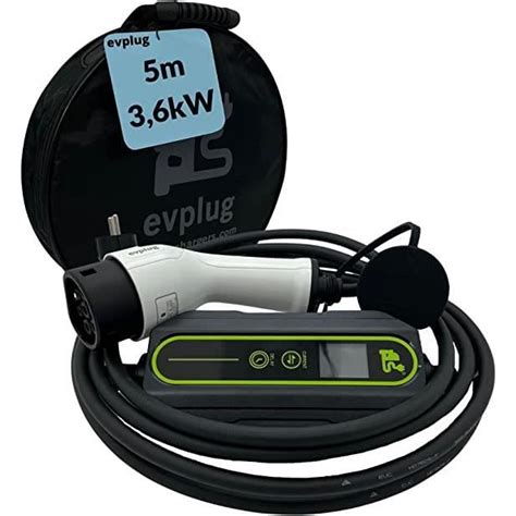 Evplug Chargeur Ev Portable Voiture Electrique Type M Minut