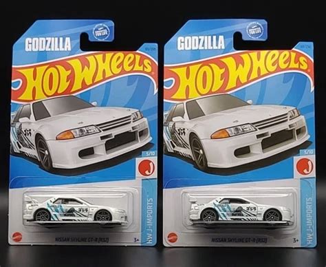 2023 HOT WHEELS GODZILLA Nissan Skyline GT R R32 White HW J Imports Lot Of 2 11 40 PicClick UK