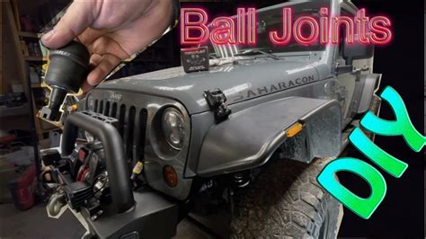 DIY HOW TO REPLACE BALL JOINTS Jeep JKU Wrangler YouTube