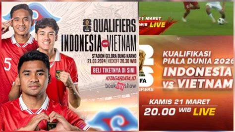 Jadwal Jam Siaran Live Rcti Dan Streaming Bola Timnas Indonesia Vs