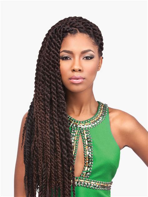 Jamaican Twist Braid Hairstyles