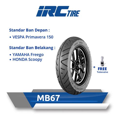 Jual Ban Belakang Motor Irc Mb Tubeless Honda Scoopy