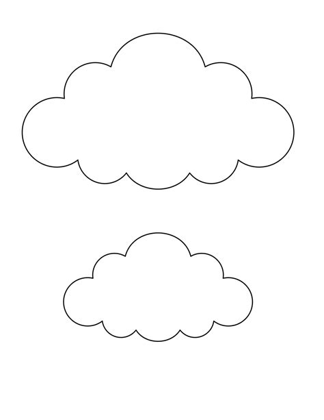 17 Ideas De Moldes De Nubes Artofit