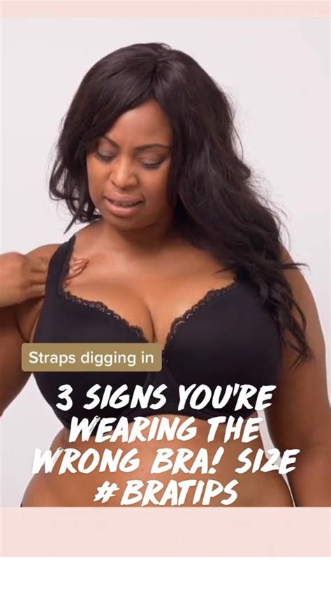 3 Signs Youre Wearing The Wrong Bra Size Bratips Bra Hacks How To