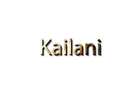 KAILANI NAME 3D 16618644 PNG