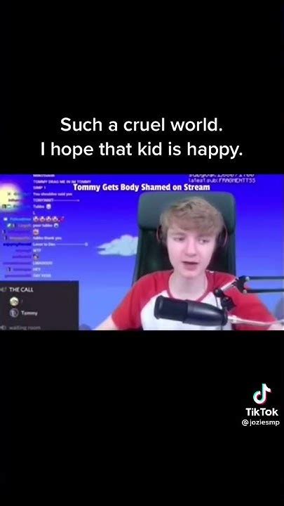 Kid Body Shame Tommyinnit On Stream Youtube