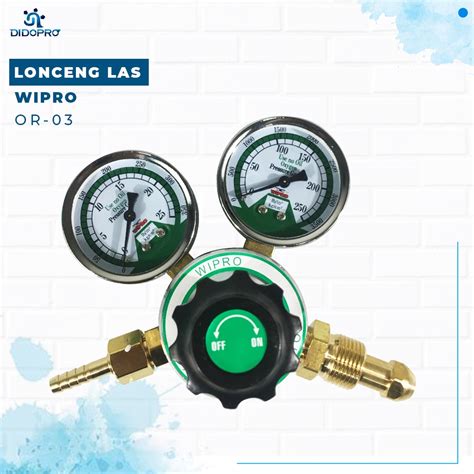 Jual Regulator Las Oksigen Oxygen OR 03 Double WIPRO Shopee Indonesia