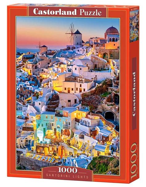 Santorini Lights Pieces Castorland Puzzle Warehouse