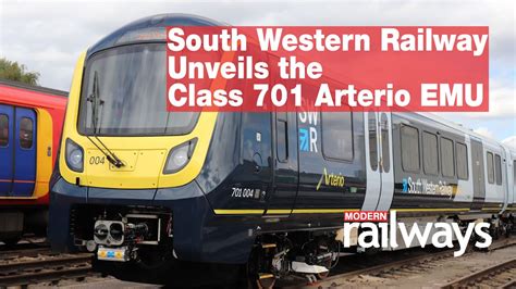 South Western Railway Unveils The Class 701 Arterio Emu Youtube