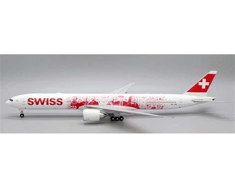 JetCollector Swiss B777 300ER Face Of Swiss W Stand HB JNA 1