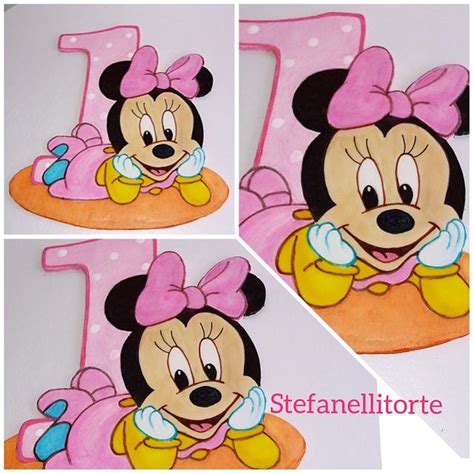 Minnie Mouse 2d Decorated Cake By Stefanelli Torte CakesDecor