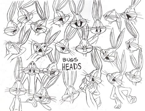 Bugs Bunny Model Sheet Ver 8 By Guibor Looney Tunes Characters Looney