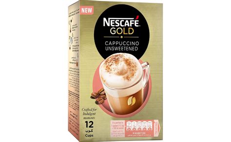 Nescafe Gold Cappucino Unsweetened Pack Of X G Buy Online At Best