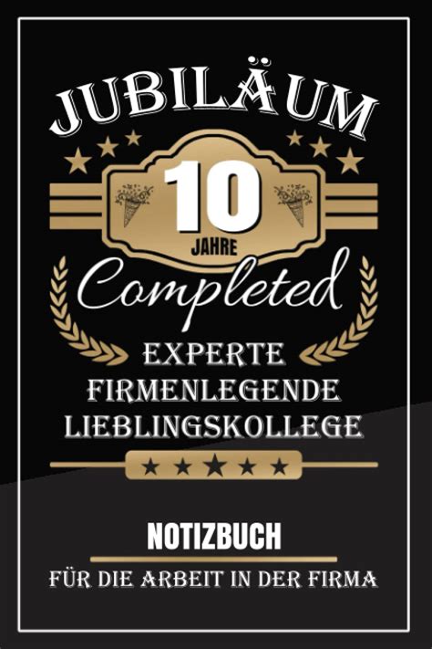 Jubiläum 10 Jahre Firma Notizbuch und To Do Listen zum Selberschreiben