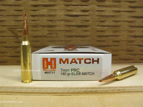 Round Box Mm Prc Grain Hornady Eld Match Ammo