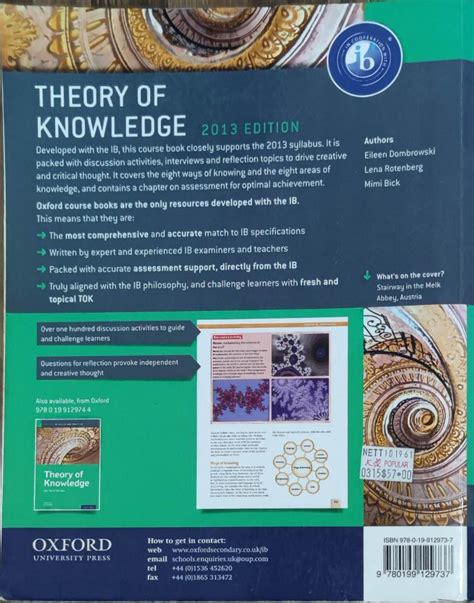 Theory Of Knowledge Oxford Ib Diploma Programme Hobbies And Toys Books And Magazines Textbooks