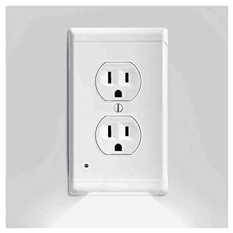 Outlet Covers With Led Night Lights Guidelight Electrical Nightlight Wall Plates Vision Lighted