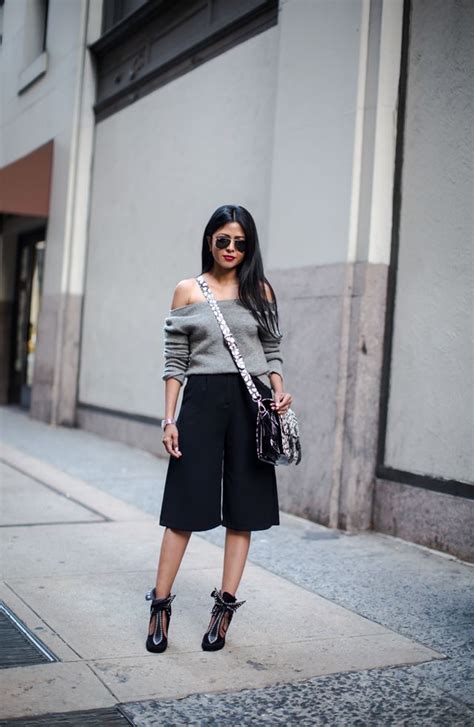 Black Culottes Outfit Ideas You Should Try Style Tips For Women